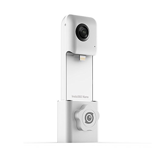 Insta360 Nano hardwrk Edition inkl. Halterung für Stativ oder Selfie Stick - 360 Grad Kamera für iPhone - Full HD - Apple MFi zertifiziert -