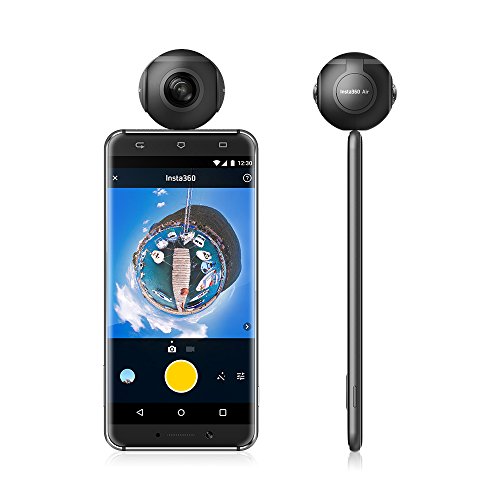 Insta360 Air Compact Mini Panorama 360 Grad 3K HD Kamera Dual Weitwinkel-Fischaugen-Objektiv VR Modus für OPPO R9 / Huawei P9 Mate9 / LG V20 Andriod Smartphone - 