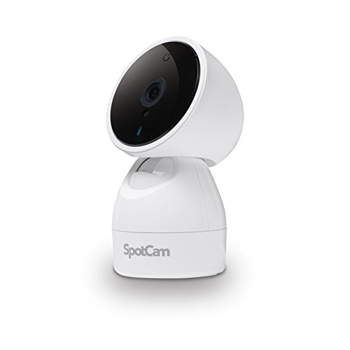 SpotCam Cloud WLAN IP-Überwachungskamera mit 360 Grad Panorama-View, Pan-Tilt-Zoom, 1 Stück,  10,2 x 10,2 x 15,2 cm, weiß, SPOTCAM-EVA - 6