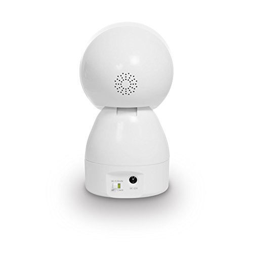 SpotCam Cloud WLAN IP-Überwachungskamera mit 360 Grad Panorama-View, Pan-Tilt-Zoom, 1 Stück,  10,2 x 10,2 x 15,2 cm, weiß, SPOTCAM-EVA - 5