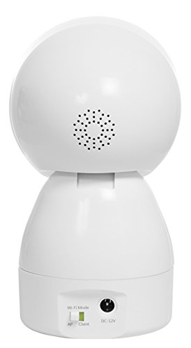 SpotCam Cloud WLAN IP-Überwachungskamera mit 360 Grad Panorama-View, Pan-Tilt-Zoom, 1 Stück,  10,2 x 10,2 x 15,2 cm, weiß, SPOTCAM-EVA - 3