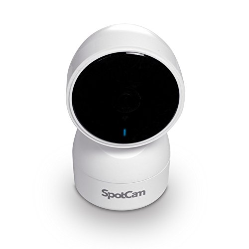 SpotCam Cloud WLAN IP-Überwachungskamera mit 360 Grad Panorama-View, Pan-Tilt-Zoom, 1 Stück,  10,2 x 10,2 x 15,2 cm, weiß, SPOTCAM-EVA - 4