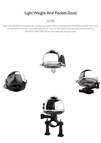 360 Grad Panorama VR Actionkamera,CAMTOA Sport DV 2448P 30FPS WiFi Mini 3D VR Action Kamera,Wasserdicht 30M 220° Winkelobjektiv Outdoor Home Tauchen Auto-Recorder DV Player Videokamera mit Zubehör -