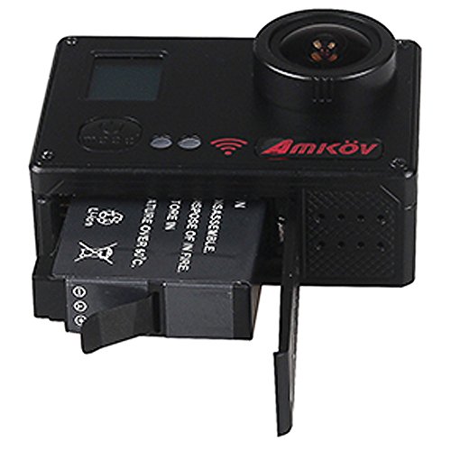 VIGICA ACT74S WiFi Action Kamera 20 MP Unterwasserkamera 40m 4K HD Sport Cam 170 ° Weitwinkel mit 2.4 G Handgelenk Fernbedienung Zubehör Kits Schwarz - 
