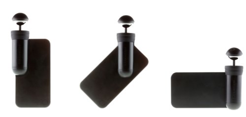 Bubblescope 360 Grad Kameralinse mit Clip-On Schutzhülle Case Cover für iPhone 4/4S und iPhone 5/5S/SE - Schwarz - 